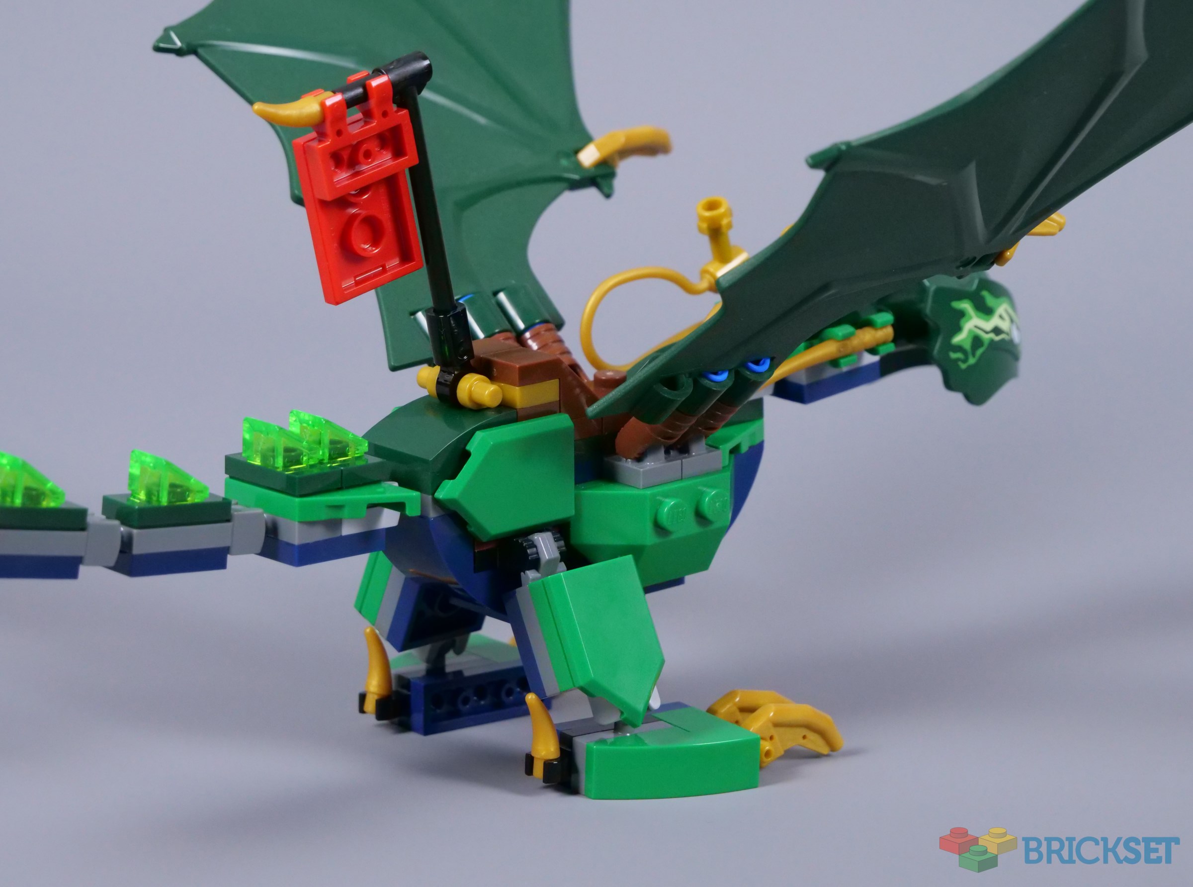 LEGO Ninjago 71829 Lloyd's Green Forest Dragon review | Brickset